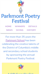 Mobile Screenshot of parkmontpoetry.org